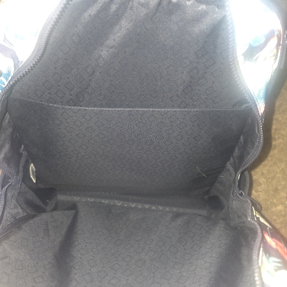Vera Bradley Floral Laptop Bag - Blue and Pink - Picture 8 of 9